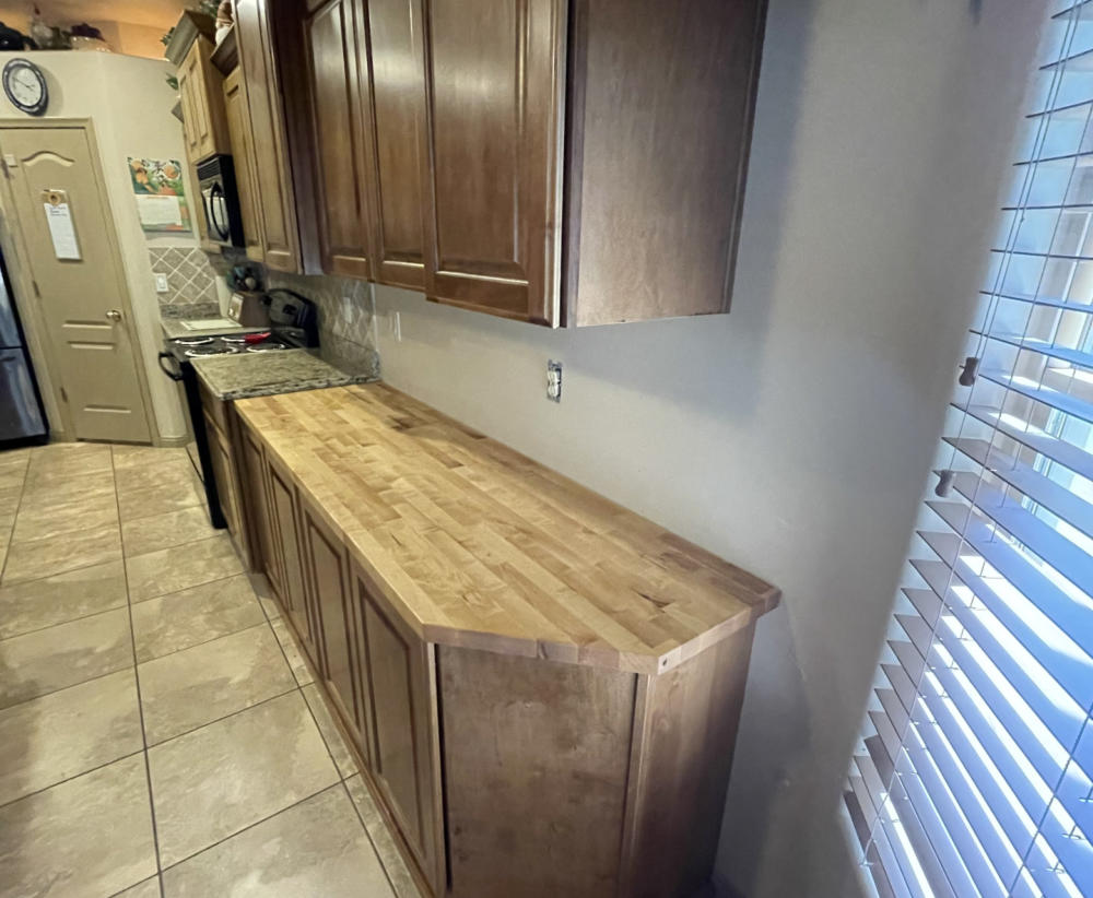 A finished remodeled living space.